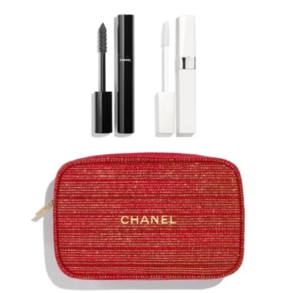 Chanel Go to Extremes Mascara Set New in Box with beautiful red bag